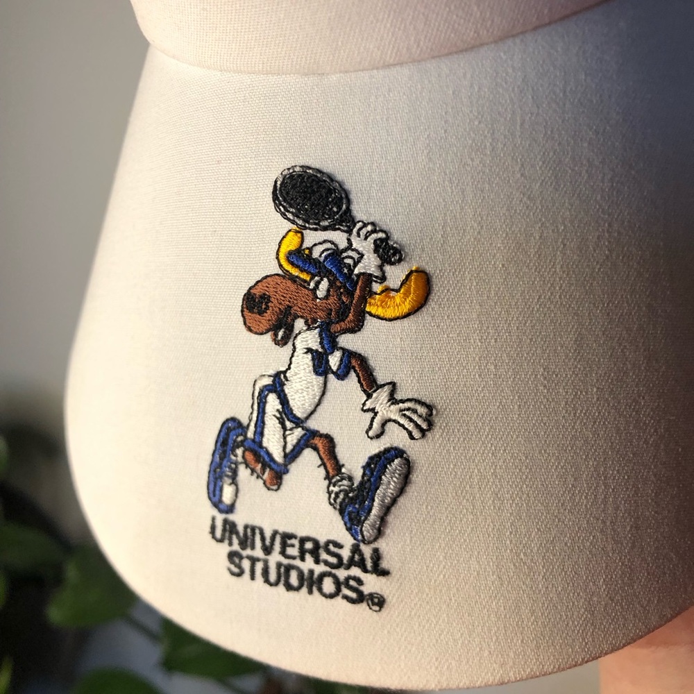 Rare Vintage 90s Universal Studios Rocky & Bullwinkle Tennis Visor Mint Hat